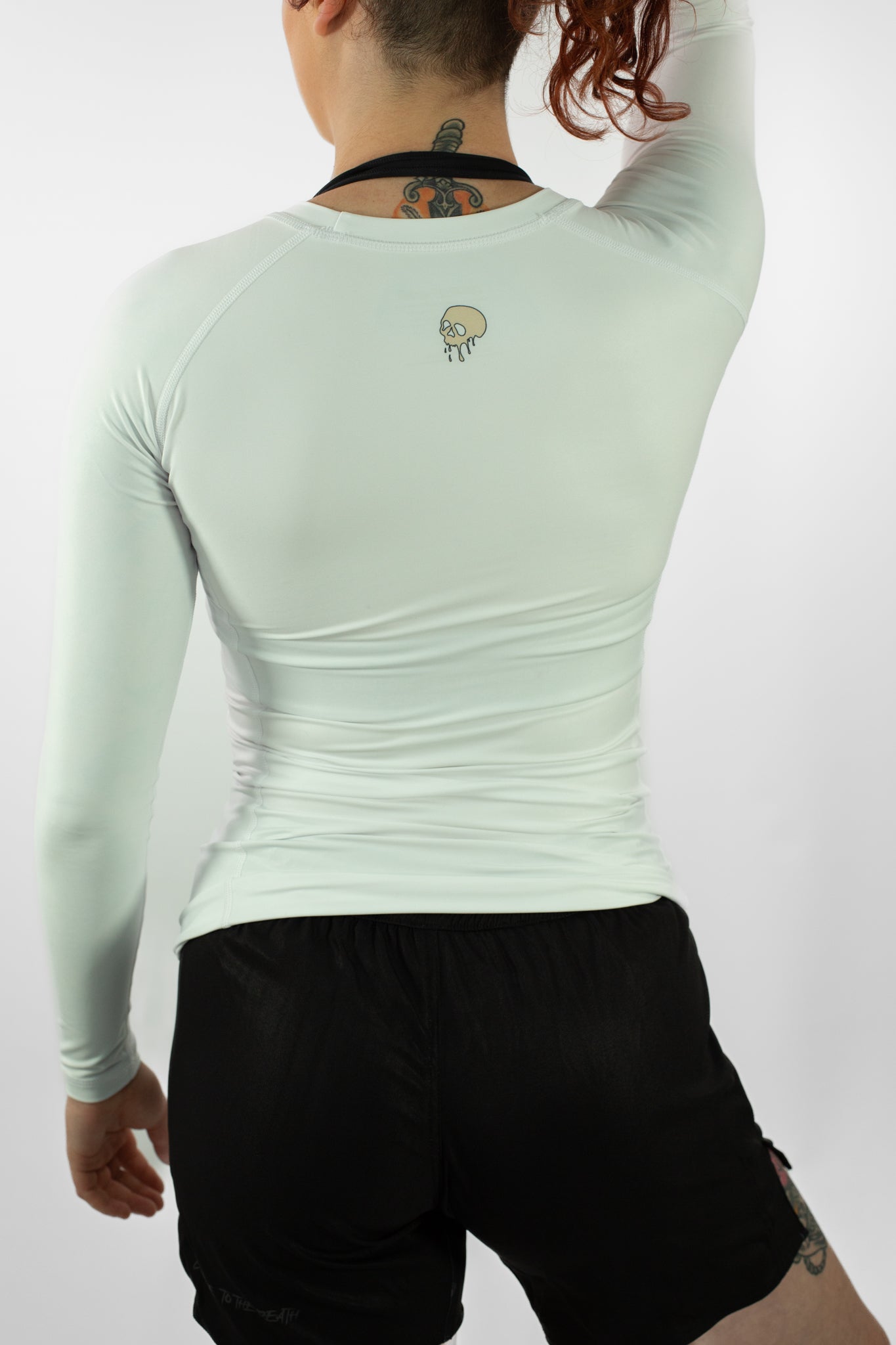 Savages - Female Long Sleeve Rash Guard -White
