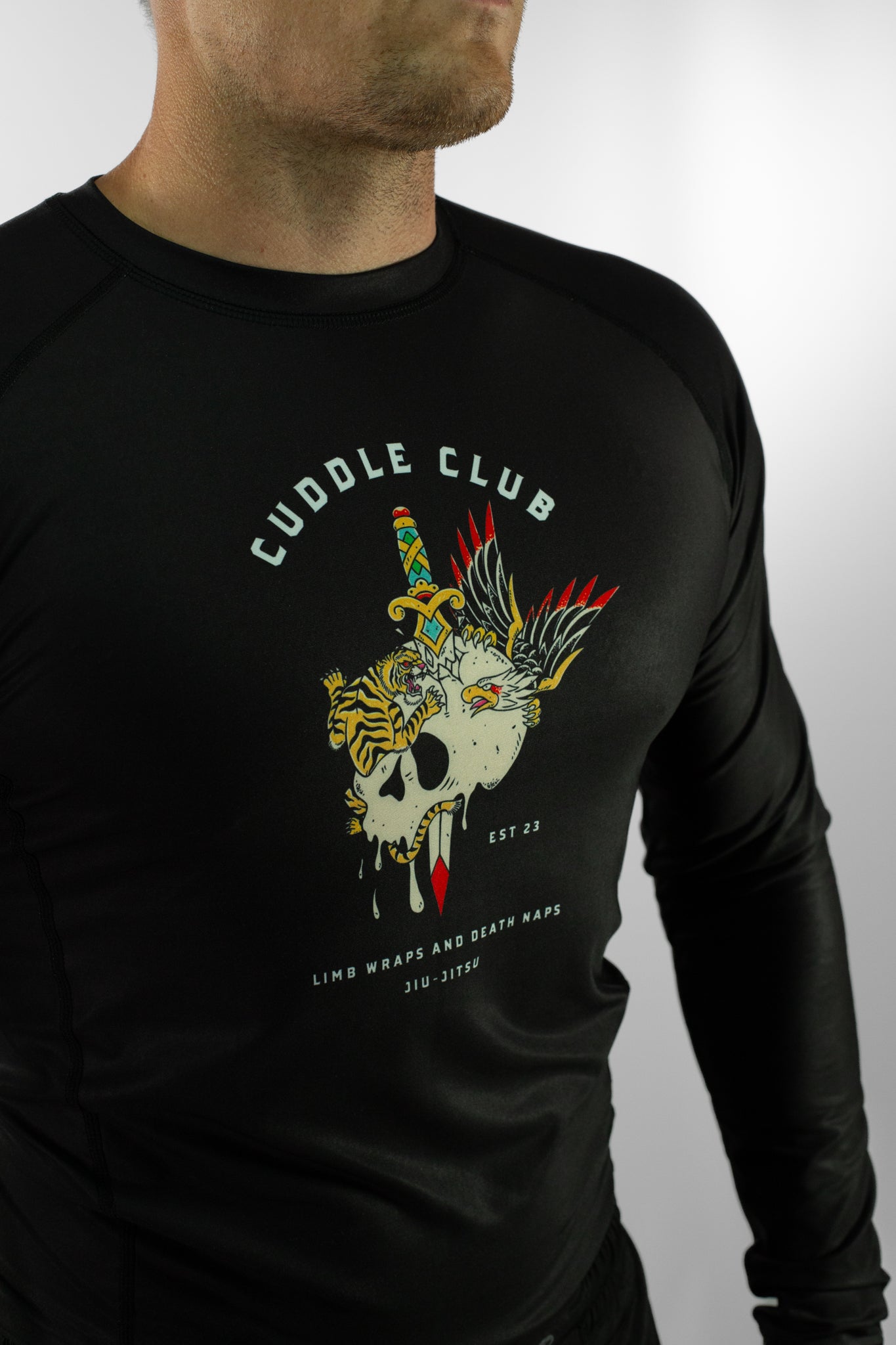 Savages - Long Sleeve Rash Guard - Black
