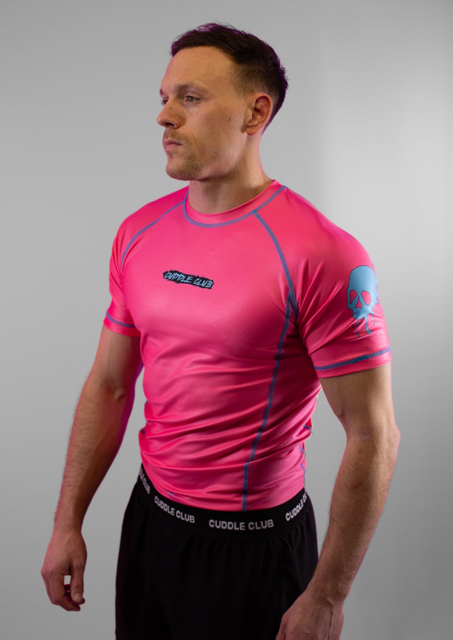 Bubble Gum Pink - Men's Rash Guard