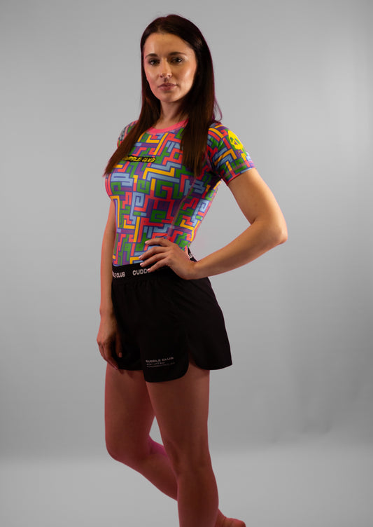 The Maze - Female Short Sleeve Rash Guard